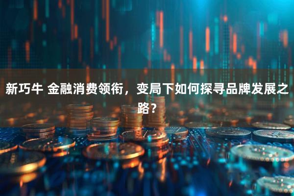 新巧牛 金融消费领衔，变局下如何探寻品牌发展之路？