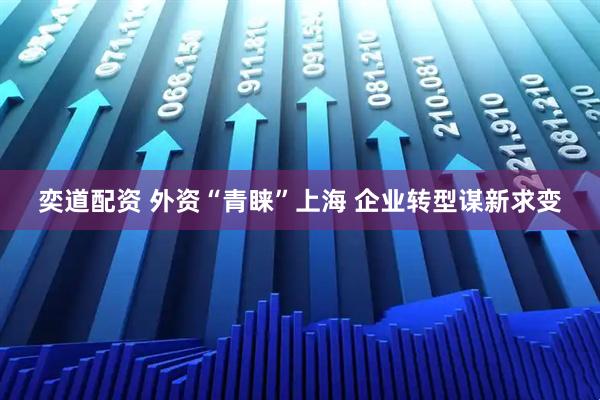 奕道配资 外资“青睐”上海 企业转型谋新求变