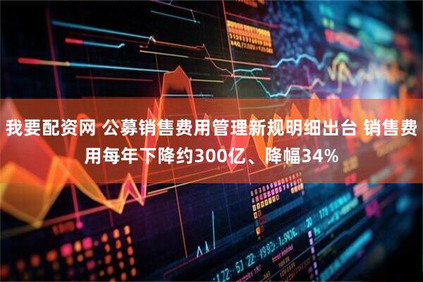 我要配资网 公募销售费用管理新规明细出台 销售费用每年下降约300亿、降幅34%